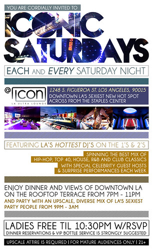 ICONIC SATURDAYS @ Icon Ultra Lounge by VVKPhoto