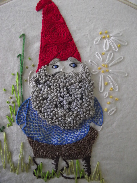 July Stitch-a-long (the gnome)