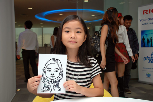 Caricature live sketching for Ricoh Roadshow - 13