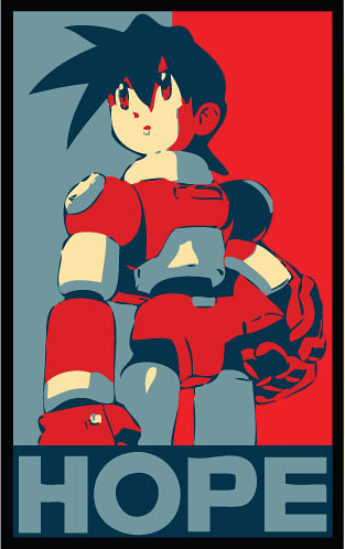 Mega Man Hope Poster