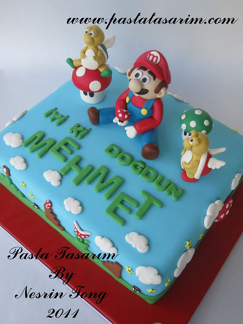  mario cake- mehmet birthday