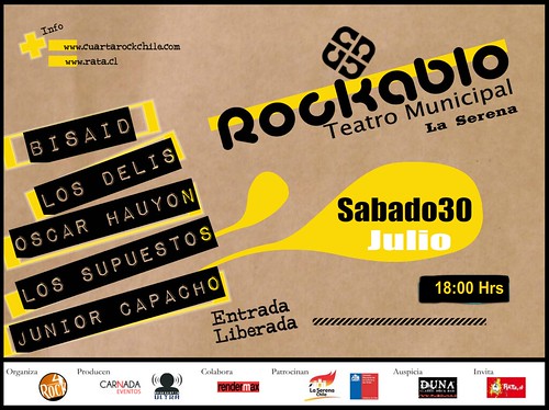 ROCKABLO - La Serena (SABADO 30 de JULIO) by Oscar Hauyon