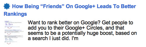 How Being â€œFriendsâ€ On Google+ Leads To Better Rankings