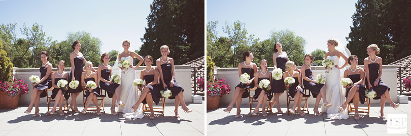 Bridesmaids Posing