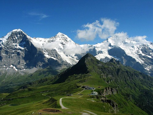 The Eiger, Monch and The Jungfrau