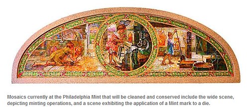 Philadelphia Mint mosaic