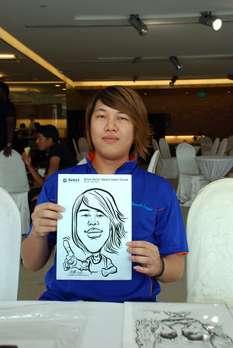 Caricature live sketching for Sime Darby Select Open House Day 2 - 31