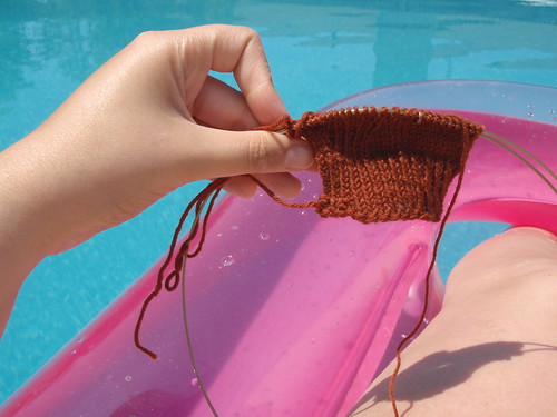 pool knitting