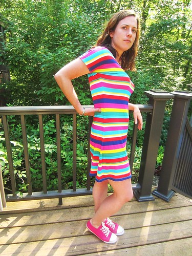 The Cabana Dress stripe