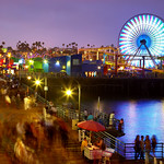 Santa Monica - Evening at the pier