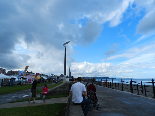 Rainy & sunny Saturday afternoon on Bray Seafront