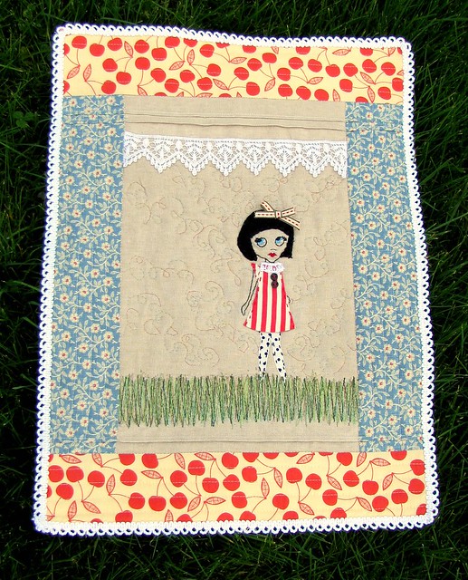 finished doll's quilt