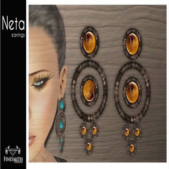 Neta Earrings Tigereye