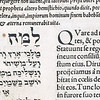 Hebraica Biblia Latina. Basel, 1534-5. Detail.