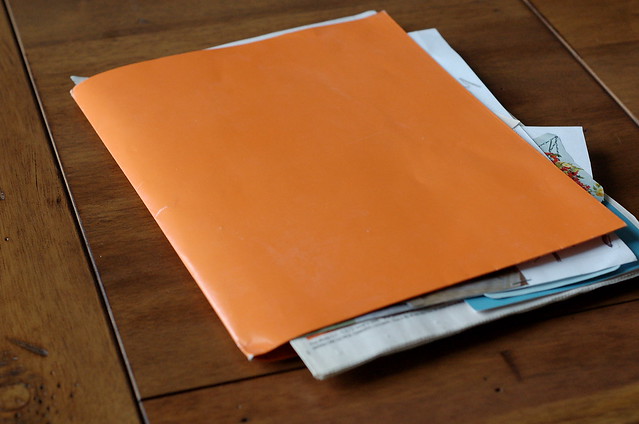 orange folder