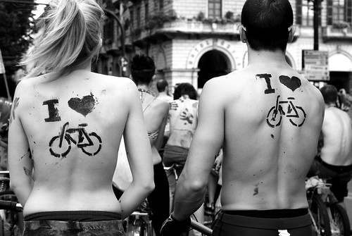 Bicycle Lovers (B&W)