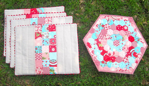 Placemats and table topper