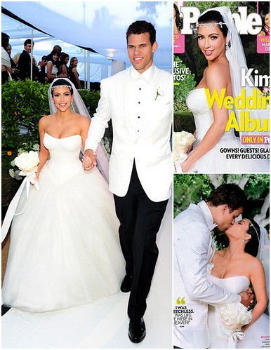 Kim Kardashian 39s wedding When Kim arrived at her reception 