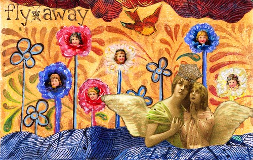 fly away collage