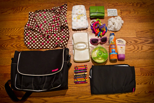 Diaper Bag Contents- 46-365 #TeamPhotoBlog by dhgatsby
