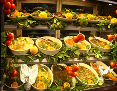 Vegetable dishes at Hacı Abdullah
