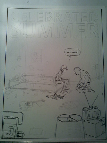 Page One...in progress by Charles Sanford Forsman