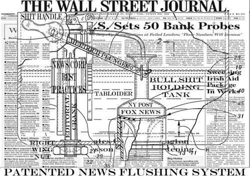 WALL STREET JOURNAL NEWS FLUSHER by Colonel Flick