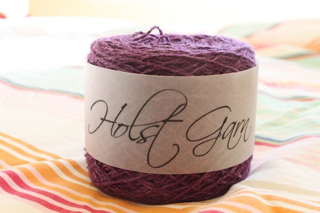 Holst Garn shawl - in progress