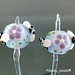 Earring : Lavender Bee Flower Blossom
