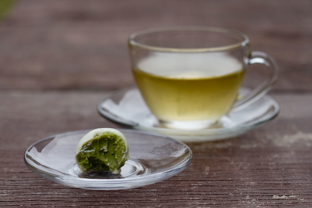 Chá e Trufa de Chá Verde