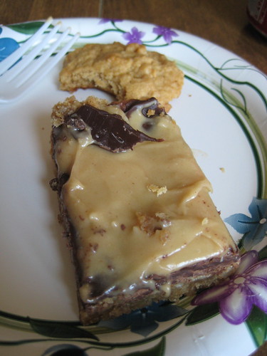 peanut butter and chocolate bar, pb cookie