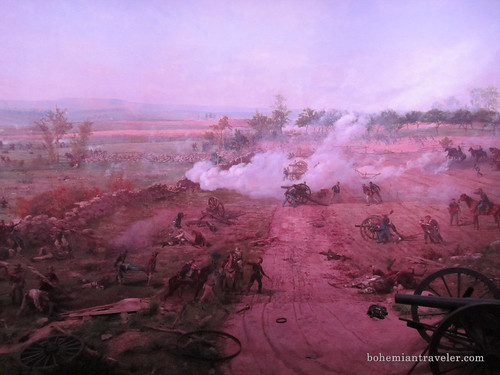 Gettysburg Battlefield painting