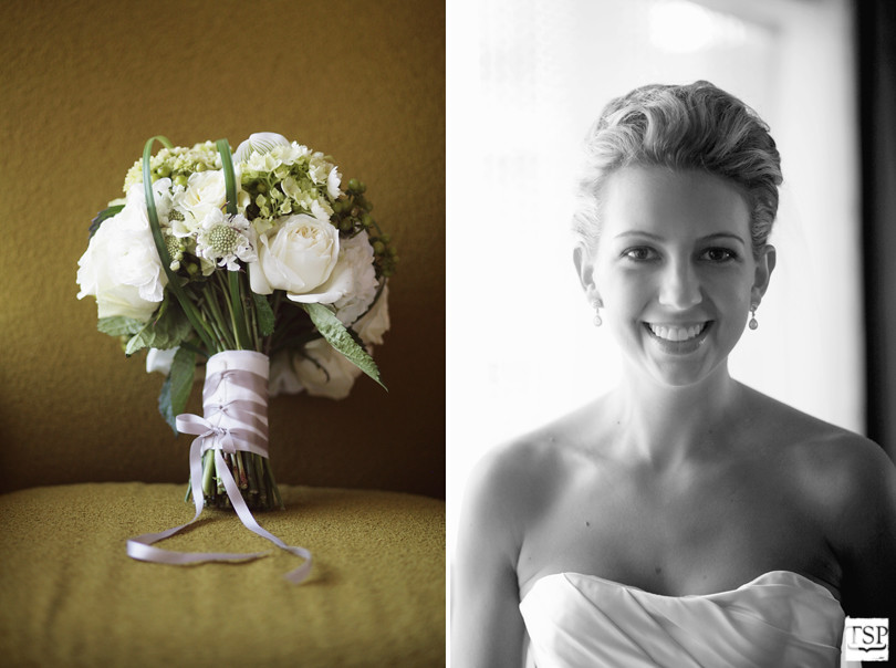 Bridal Portrait in Natural Light and Bouquet 