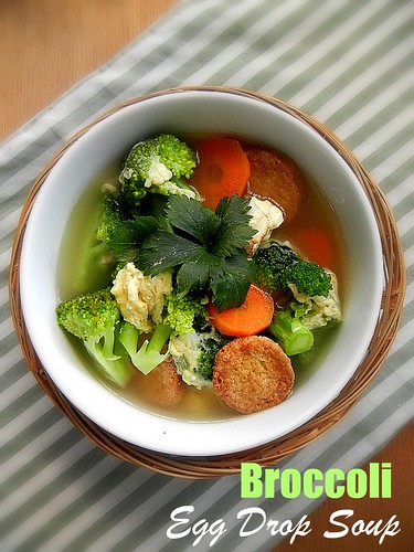 broccoli egg drop soup