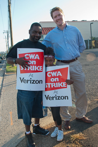 CWA Local 2222 Verizon Strike