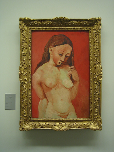 Nu sur fond rouge by Picasso, Musée de l'Orangerie, Paris
