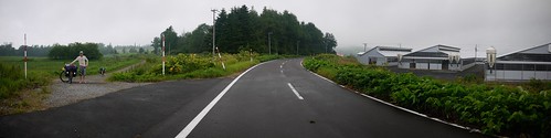 Gravel roads near Lake Toya, Hokkaido, Japan