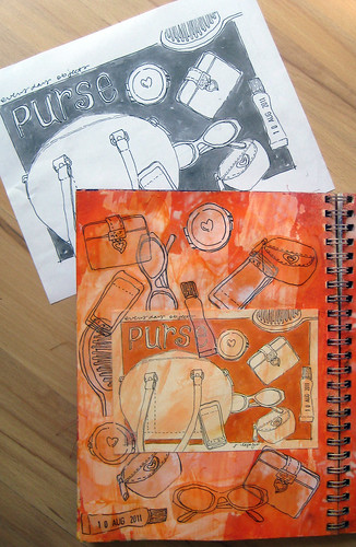 purse journal page h ow to