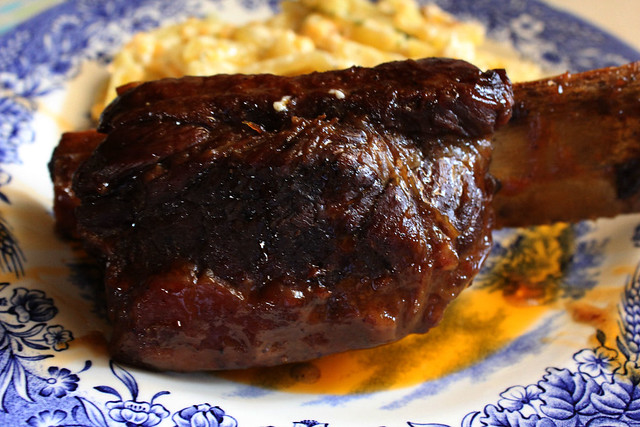 Oven BBQ Braised Short Ribs