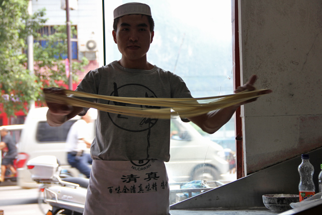 Hand Pulled Noodles in China
