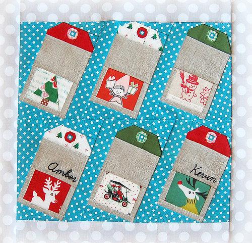 Christmas Gift Tags block for Amber - Ringo Pie Bee