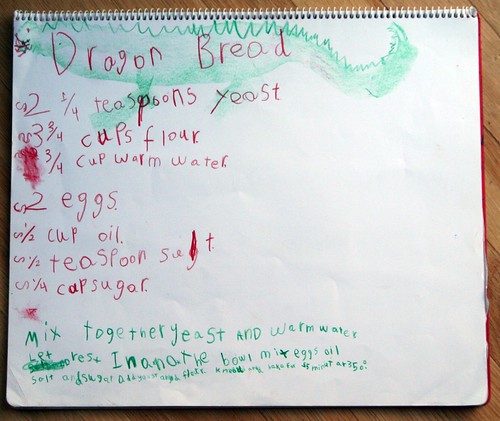 Dragon Bread Recipe (3rd Grade Cooking)