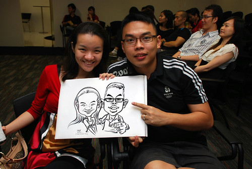caricature live sketching for iFast Financial Pte Ltd - 11