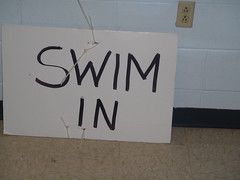 Swim In Sign