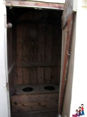 Two Seat Outhouse