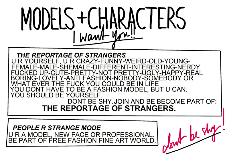 MODELS AND CHARACTERSS