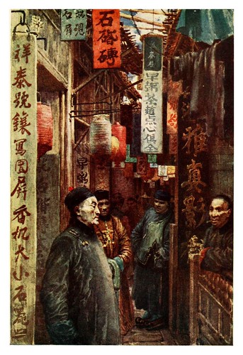 005-Una calle de ciudad-China 1910- Norman H. Hardy