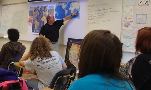 Shreveport Geological Society speakers in Caddo Magnet High geography classes by trudeau