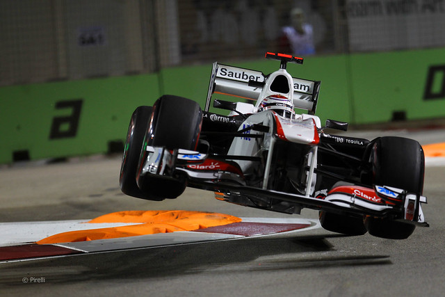Kamui Kobayashi Sauber C30 2011 F1 Singapore Grand Prix