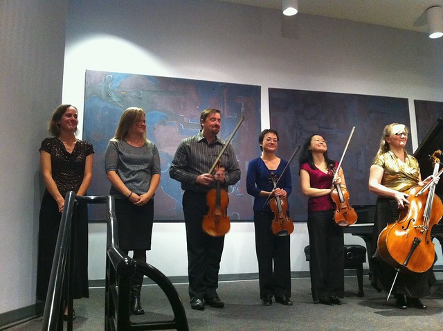Arnica String Quartet with Oboist and Pianist